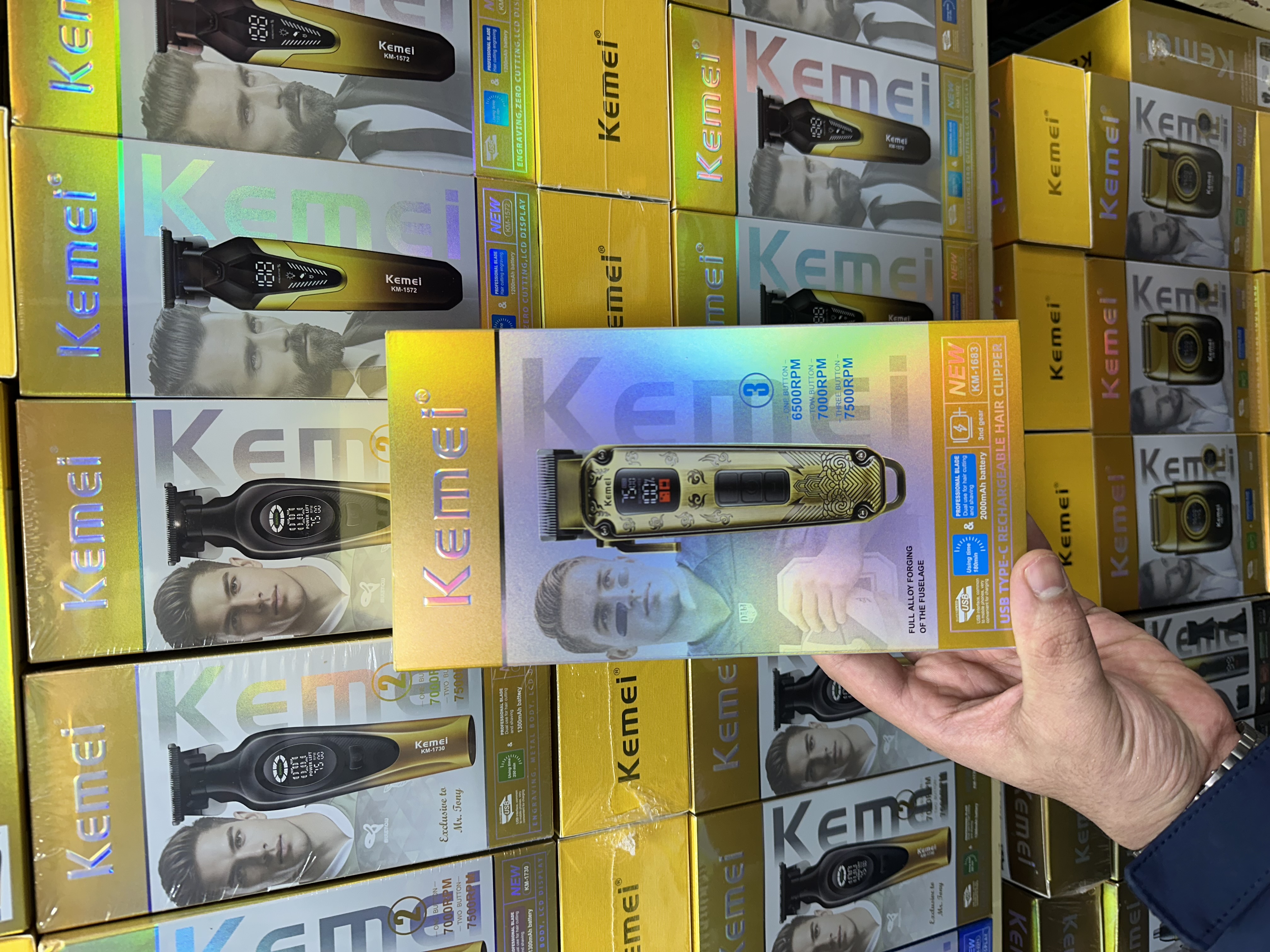 ماشین اصلاح حرفه‌ای Kemei مدل KM‑1683