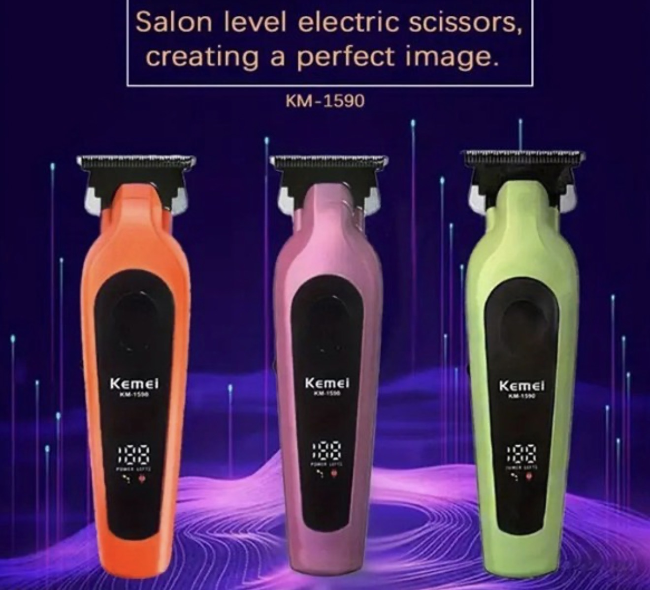 ماشین اصلاح کیمی مدل KM-1590 با تکنولوژی برش مستقیم و استیل ضد زنگ