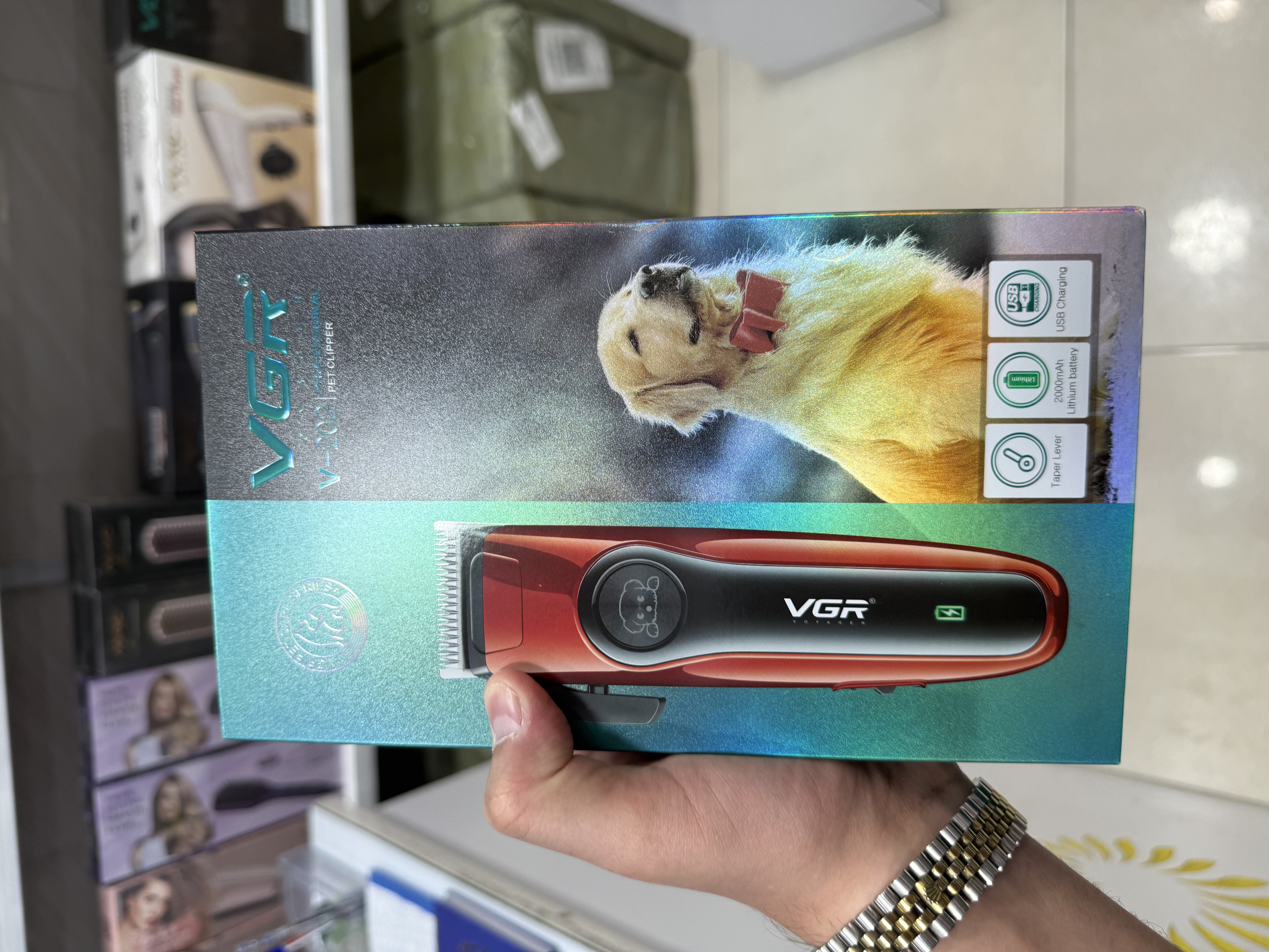 ماشین اصلاح موی حیوانات وی جی ار مدل V202