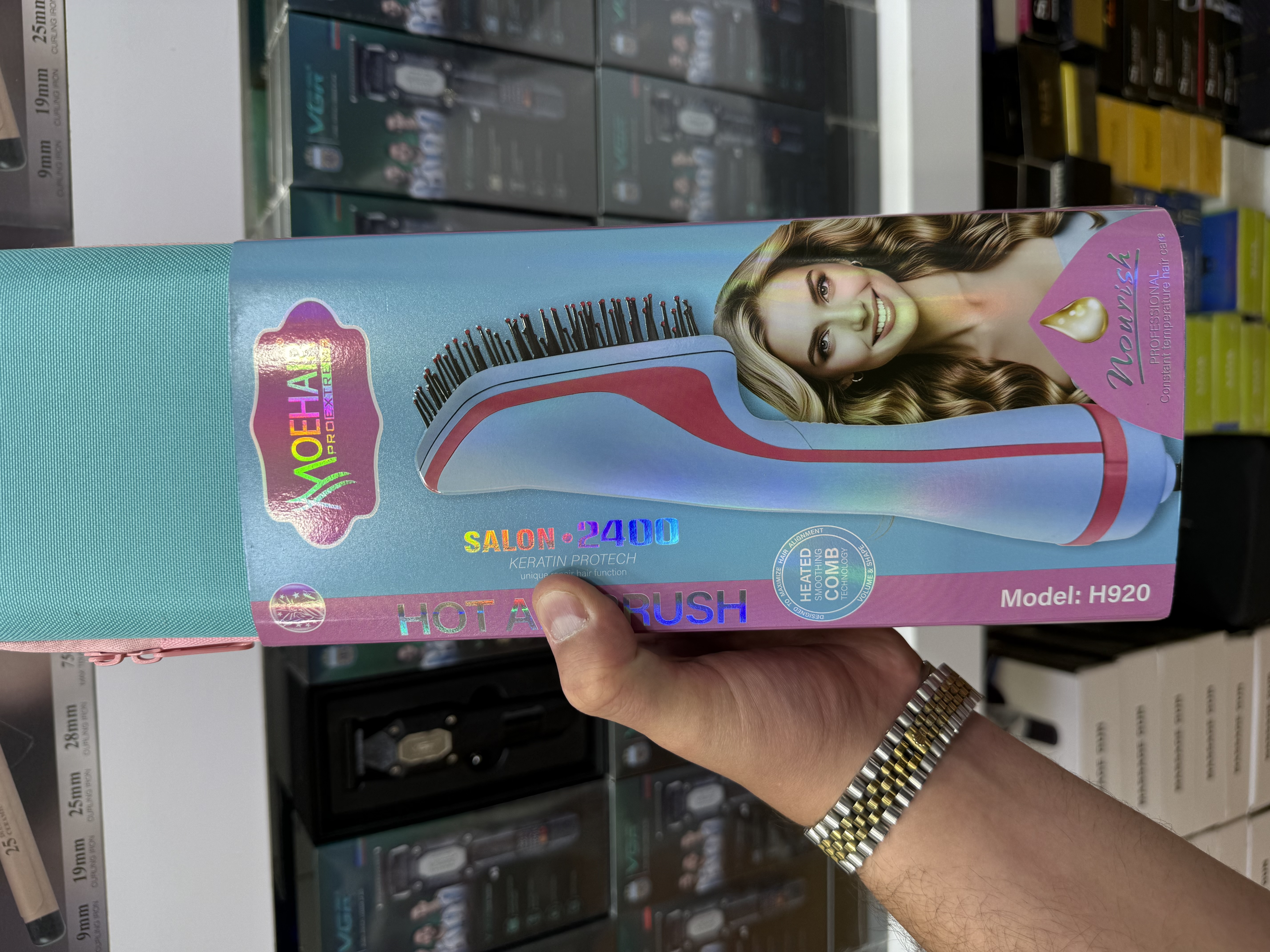 برس سشواری حرفه‌ای موهایر مدل Moehair Mo-H920